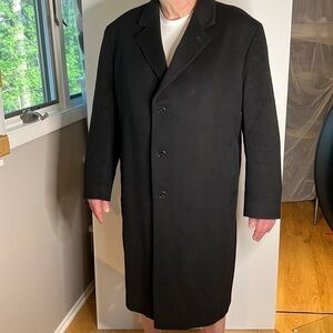 Jacob Siegel Co for Nordstrom 46R Mens Loro Piana Lambswool Single Breasted Coat